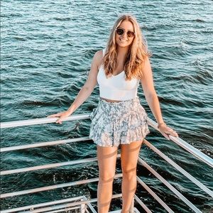 Vici Smocked Mini Skort